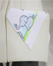 Premium Silky Soft Blanket Monthly Milestone Blanket Large 150 x 100 cm Elephant Design